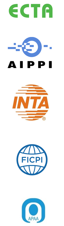 Logotyper för organisationer som AWA är medlem i.